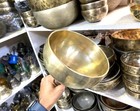 7 Inches Handle Singing Bowl -handmade Sound Healing Tibetan Bowl- Sound Therapy