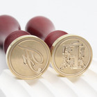 Letter Wax Seal Stamp Kit   Wax Seal Kit Initial Alphabet F Sealing Wax Stamp He