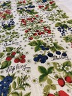Nwt Vintage Linen Kay Dee Dish Tea Towel  All Kinds Of Berry   s