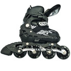 M-gro Adjustable Inline Skates Kids Girls Boys Light Up Wheels Small Us J11-1