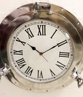 Antique Marine Brass Ship Porthole Clock 20  Nautical Wall Clock Home Decor