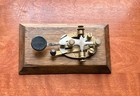 Jh Bunnell Triumph Telegraph Key Brass Vintage Legless Straight Key