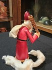 Vintage German Wooden Santa Claus Incense Smoker Present Sack - Erzgebirge