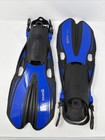 Mares Volo One Scuba Diving Fins Size 6 5-10 Black   Blue  Adjustable Strap