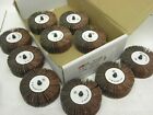 10 Pcs Usa Made Camel Griding Wheel Cgw Flap Wheel 3  X 1  X 1 4 -20 Shank 60 Ao