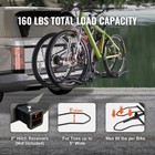 2-bike Rack Hitch Mount 160lbs Folding Carrier Car Truck Suv 2  Receiver