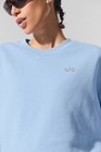 New Aio Yoga Women   s Accolade Crew Neck Pullover Long Sleeve Sweatshirt Casual