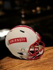     smirnoff Vodka Riddell Replica Football Helmet Liquor Store Display Rear 