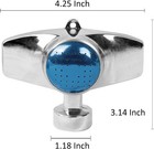 Hourleey 360 Degree Metal Spot Sprinkler  2 Pack Circle Pattern Sprinkler With G