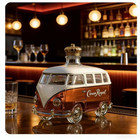 Bus Shaped Whiskey Empty Bottle Glass Bottle Decanter Decoration Sparkling Wine