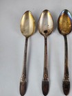 International Silver 1847 Rogers Bros  First Love Set  8  Oval Soup Spoons 7 5  