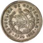 Guatemala - 25 Centavos - 1952 - Km 258 - Silver  720