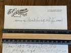 1904 The German Of Freeport Illinois Letterhead Agency   Worthing Sd Dakota