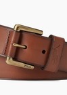 Polo Ralph Lauren Us 34 Signature Pony Men s Leather Belt 1 5  Wide Tan Us  79