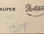 Cyndi Lauper She s So Unusual 1983 Us Portrait Records Autographed Promo Photo