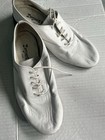 Repetto Paris Jazz Dance Shoes White Leather Lace Up Eu 37 Us 7 Made In France