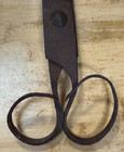 Amazing 17th   18th Century Primitive Hand Forged Wrought Iron Scissors   Shears
