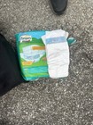 Size 6 Vintage Pampers Fisher Price Cloth And Plastic Backed Baby Diapers 