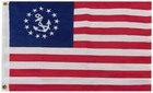 20x30 Us Yacht Ensign Premium Quality 600d Nylon Embroidered Boat Flag Banner