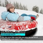 Snow Tube For Sledding Snow Tubes Heavy Duty Snow Tube For Kids Adult Snow Sled 