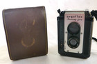 Vintage Argus Argoflex Seventy-five 75 620 Box Camera  case Tlr For Parts
