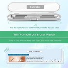 5pcs Blackhead Remover Comedone Extractor Curved Tweezers Kit Pimple Acne Tools