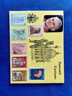 Vintage Vatican Souvenir 7 Stamp Collection From Vatican City Pope Paul Vl 1965