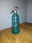 Cyan Blue France French Paris Soda Syphon Uranium Glass Uranglass