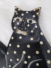 Carved Wood Cat Wall Hanging Primitive Folk Art Boho Coat Rack Hooks Pier 1