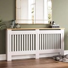 Radiator Cover Cabinet Large Small With Wood Top Display Shelf Heater Cover Slat