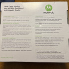 Motorola Mg7700 24x8 Cable Modem And Ac1900 Wifi Router Used