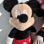 Vintage Fuzzy Mickey   Minnie Mouse Plush Toy Doll Walt Disney World Disneyland