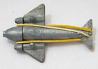 Rare Vintage  British 1950s  Diecast Metal Strato Rocket Space Ship Cap Bomb