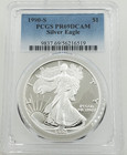 1990-s Proof American Silver Eagle Pcgs Pr69