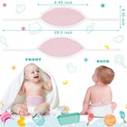 Hoolerry 8 Pcs Baby Belly Band Newborn Infant Comfort Cotton Belly Binder Wraps
