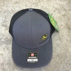 Nwt John Deere Trucker Snapback Mesh Hat Baseball Cap Gray Richardson 112