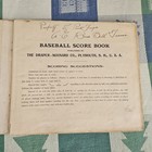 The Draper-maynard Co Baseball Score Book  1928 Pine Forge A  C  Baseball Team