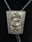 Vintage Native American Sterling Bolo buckle Set Signed Peter Nelson Navajo