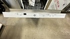 Ge Gpt225sglww 24  White Full Console Dishwasher Nob