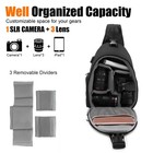 Sling Bag  Crossbody Case For Dslr Slr Canon Nikon Sony Mirrorless Cameras -    