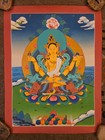 22  Prajnaparamita Thangka  Perfection Of Wisdom Brocade Art