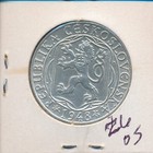 Czechoslovakia - 1948   -100 Korun -  Silver - Bu -  4216