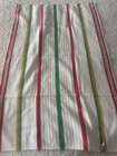 Vintage Startex Red Stripe Kitchen Dish Towel Set Of Two