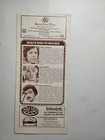Vintage Movie Facts 1981 Movie Theater Pamphlet 