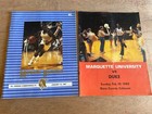 Marquette Warriors Basketball Program Lot 1980s Nc Duke Notre Dame China 14 Vtg