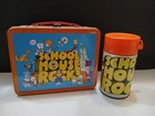 Vintage 2001 Neca Schoolhouse Rock Metal Lunch Box Thermos Limited Edition Set