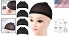 4 Nylon Wig Caps With Elastic Band - Secure And Comfortable Fit For Women
