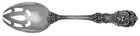 Reed   Barton Francis I Sterling Silver Pierced Serving Spoon Flatware Old Mark