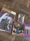 2001 Harry Potter Desk Set   Coloring Kit Lot New