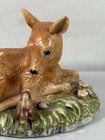Vintage Rare Maruni Pottery Fawn Deer Exclusive German Retailer To Dornberger